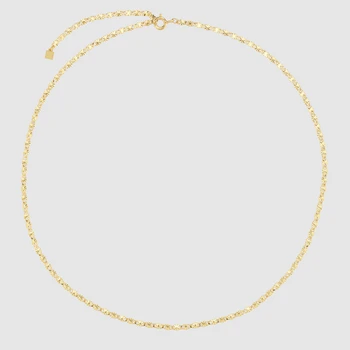 KIKICHICC 2021 925 Sterling srebra Zlato od Pruća lanac za vrata Ogrlice 45 cm Ogrlice Za žene Luksuzni nakit 2021 Svadbeni poklon