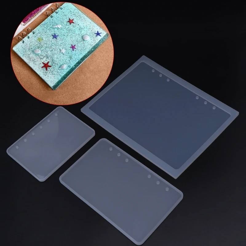 Silikonska Forma DIY Obrt Laptop U Obliku A5A6A7 Ogledalo Za izradu nakita Knjiga Smola Slika  2