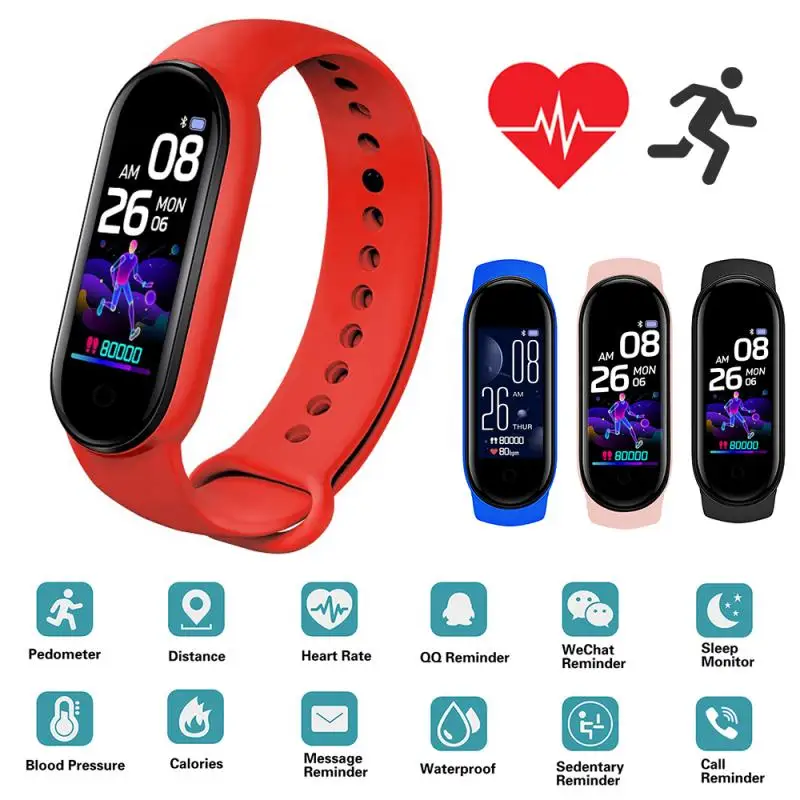 RH28-1 rong liBand Bluetooth Fitness Narukvica Muškarci Žene Tracker je Sportska Narukvica Pedometar Otkucaja Srca Monitor Krvnog Tlaka Slika  0