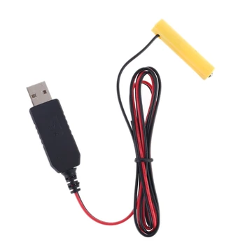 LR03 AAA Baterije Элиминатор USB Kabel, Zamijenite od 1 do 4 kom. Baterije AAA Za Električne igračka Svjetiljke, led sati
