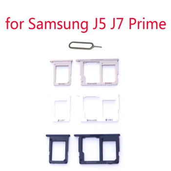 Za Samsung Galaxy J5 Prime G570 G570F J7 Prime G610 G610F Original Kućište telefona je Novi Utor za SIM karticu Držač police za Micro SD kartice