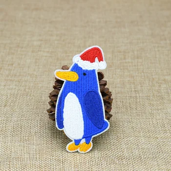 10ШТ Pingvin Zakrpe za Odjeću Glačala / na prijenos Zašiti Vezeni Ikonu Oblog Krpa za Odjeću Zašiti Ikonu s vezom