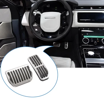 Za Range Rover VELAR 2017 2018 2019 Bez bušilice Neklizajući Gorivo, Kočnice jastučići od legura Pedale Poklopac Auto Oprema