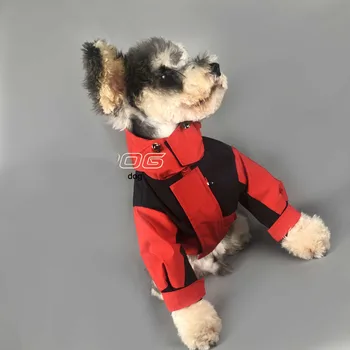 Odjeća za pse Jesenje i zimske odjeće Medo Шнауцер Бомей i Francuski borbeni dolje jaknu Luksuzne Dizajnerske Odjeće za pse