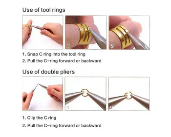 DIY nakit ručne alate bakra prsten pribor materijal kliješta ručne prsten