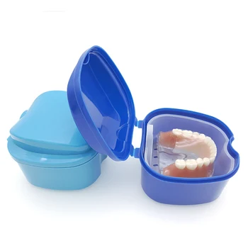 Kutija za posebnu njegu zubić protezama s filtera mreže okvir za kutnjaka kutija za pohranu lažnih zubi