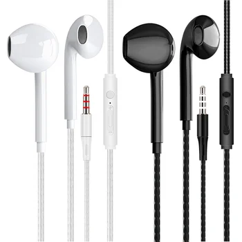 3,5 mm Ožičen Slušalice Bas Stereo Slušalice Sportske Slušalice za teretani stereo Slušalice s mikrofonom za iPhone Samsung Xiaomi Huawei PC