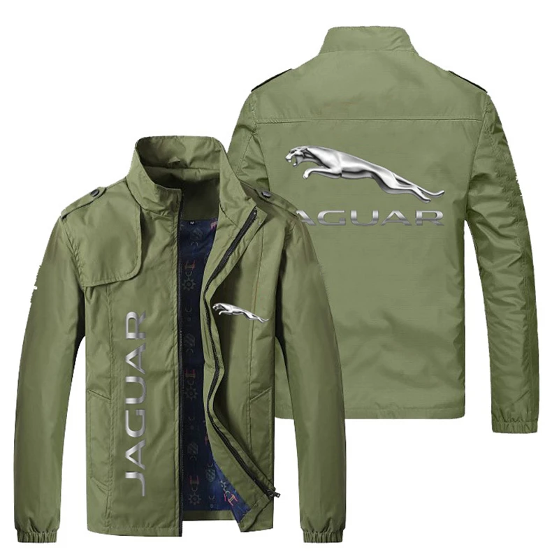 2021 Jesensko-zimska muška jakna Jaguar s logotipom automobila Ispis Ženska jakna Ветровка Funky školska Sportska jakna na otvorenom kaput Slika  1