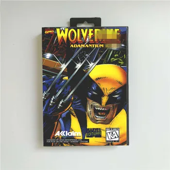 Wolverine Адамантиевая Bijes - SAD Pokrijte S malo mjenjač 16-bitna igraća karta MD za igraće konzole Sega Megadrive Genesis