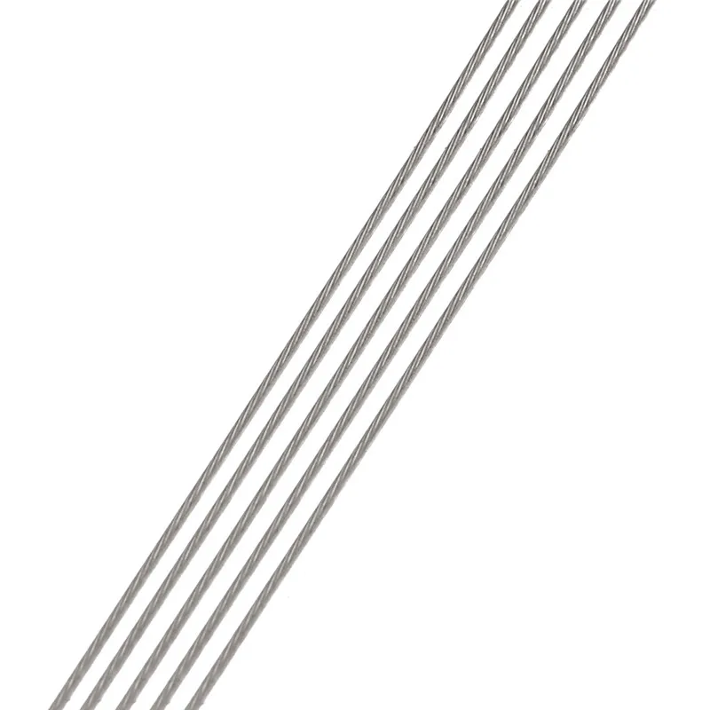 1 Rola/lot 0.3/0.45/0.5/0.6 mm je Stalan Čvrsta Linija Žica Od Nehrđajućeg Čelika Tiger Rep Izvlačenja Žice Za Izradu Nakita Traži Slika  4