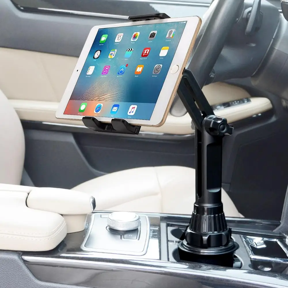 Univerzalni Auto Držač za čaše 360 Auto Držač za tablet Stalak za Apple iPad Pro 12,9 Air 2019 Mini 4 za Samsung Tab S7 Plus 12,4 Slika  3