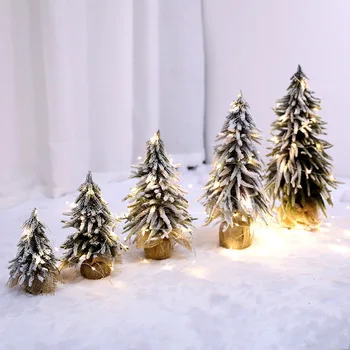 Božićno drvce Cedra bora арбол de навидад Umjetne biljke u loncima навидад Stolni Mini Božićni dekor božićni ukrasi