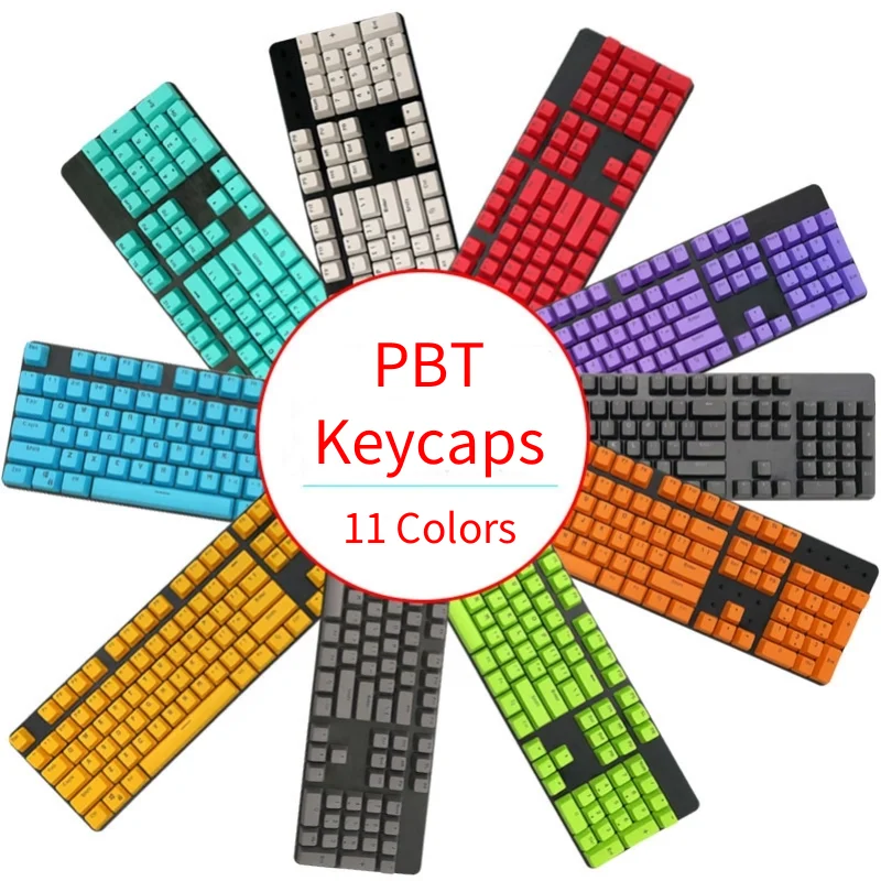 Kapica za ključeve PBT 104 Tipke Profil OEM Personalizirane Kapice za ključeve, namijenjene za mehaničke tipkovnice Cherry MX Switch Slika  1