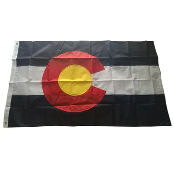 Vezeni Šivana Zastava Države Colorado Banner Zastava Države SAD-Banner Novi 3x5 metara 150x90 cm, besplatna dostava