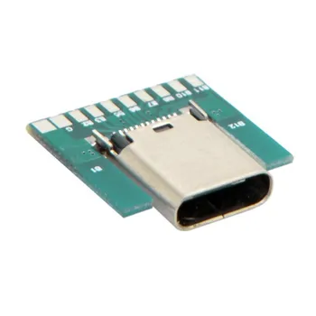 USB 3.1 Tip C Priključak za zidne utičnice Utikač SMT Tipa S karticom