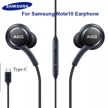 Originalni Samsung AKG DAC USB TYPE C Slušalice Digitalni Slušalice S Mikrofonom/Daljinski upravljač Za Galaxy Note 10 Pro A8S A60 A80 A90