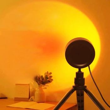 USB Punjenje Žarulja Za Zalaska sunca Projektor je Ohrabrujuće Foto Atmosfera Заполняющий Svjetlo Mini Projekcija Zalaska sunca Spavaća soba noćno svjetlo Dekor sobe