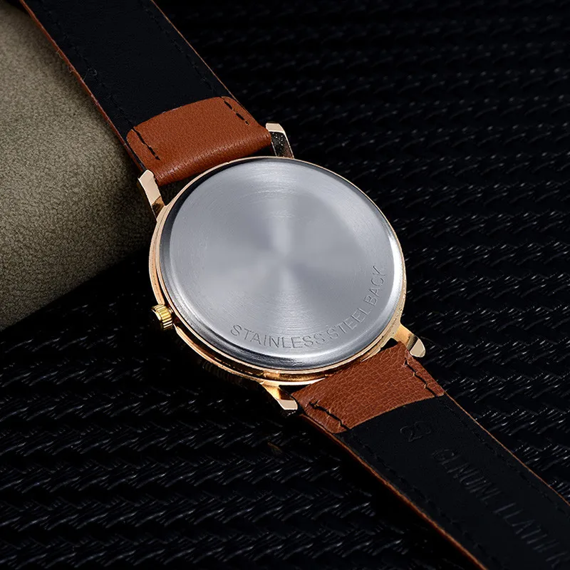 2020 Nova moda Kvarcni satovi Ženski Poslovne Sportski Sat s kožnim remenom od nehrđajućeg čelika Poklon za sati Reloj Mujer Montre Femme Slika  5