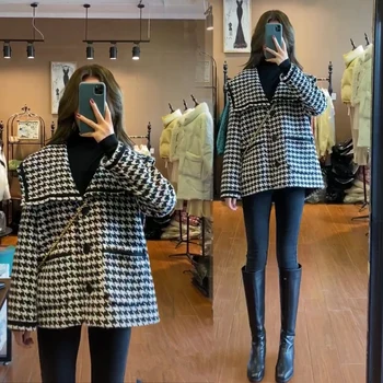 2021 Ženska divlja slobodna ženska kratka ženska kratka Gornja trend jesensko-zimska Nova jakna u korejskom stilu s malo arome