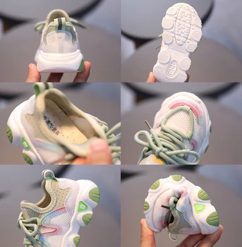 Dječje casual cipele i Dječje cipele za mlađe dječake i djevojčice Tenisice Prozračne Soft-neklizajući amortizeri Proljeće 2021 tenisice za trčanje