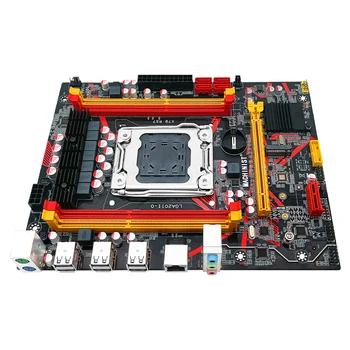 STROJAR X79 Kit Matična Ploča za LGA 2011 Kit s procesorom Xeon E5 2620 V2 Procesor 16G=4G*4 DDR3 ECC RAM-a, USB 3.0 M. 2 NVME X79-RS7