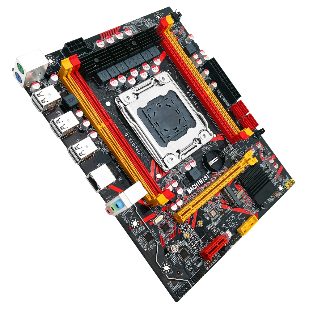 STROJAR X79 Kit Matična Ploča za LGA 2011 Kit s procesorom Xeon E5 2620 V2 Procesor 16G=4G*4 DDR3 ECC RAM-a, USB 3.0 M. 2 NVME X79-RS7 Slika  2