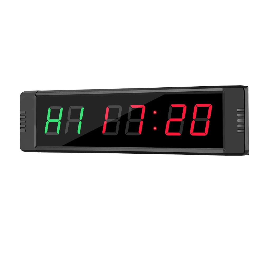 Timer teretane Programabilni daljinski Upravljač LED sat tajmer Intervalni Tajmer Sat za aktivnosti кроссфитом sportski trening sat Slika  1