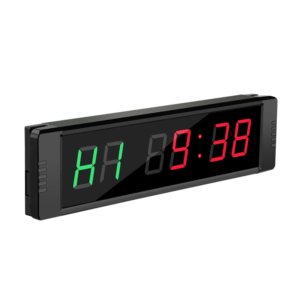 Timer teretane Programabilni daljinski Upravljač LED sat tajmer Intervalni Tajmer Sat za aktivnosti кроссфитом sportski trening sat Slika  3