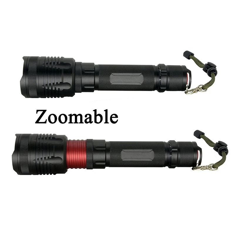 Z20 Litwod P78 originalni CREE XHP70 32 W čip lampa 3200lm snažan zoom-objektiv led Tactical flashlight baklja 10000 mah baterija 26650 Slika  3