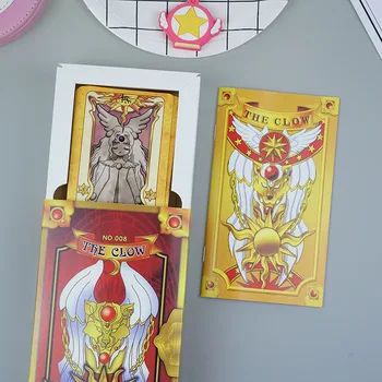 Velike veličine 16 cm Anime Cardcaptor Sakura Clow Kartica cosplay rekvizite КИНОМОТО SAKURA Lopov Kartice Sakura Tarot Karte na Poklon