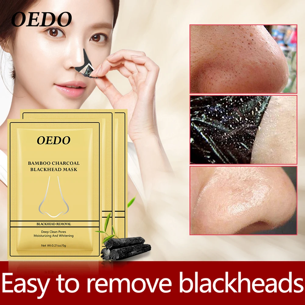 Crna Glava Maska Za Uklanjanje Akni Maska Za Lice I Tretmani Akni Ljuštiti Bambus Ugljen Crna Maska Dubinsko Čišćenje Lica Slika  4