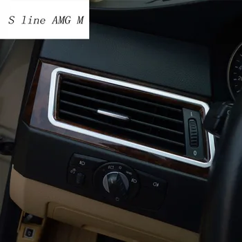 Za bmw e60 serije 5 Auto-Salon Izlaz Klima uređaja Ukrasni Okvir Naljepnica Poklopac Završni Styling Automobila auto oprema