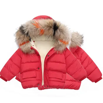2020 Toplo утолщенная zimska odjeća za djevojčice Modne jakne za dječake s velikim меховым ovratnik Ветрозащитное dječja kaput Snowfield 1-6 godina