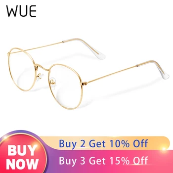 Vintage okrugli okvira za naočale retro Ženska okvira Prozirne leće za naočale Marke, dizajner gafas De Sol Gafas naočale naočale bookworm