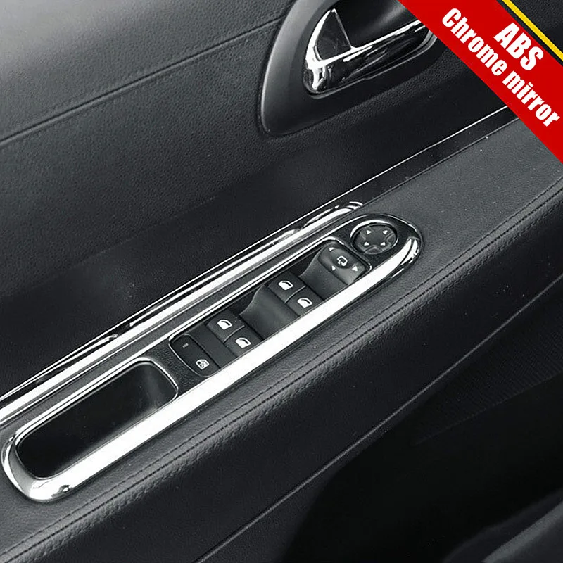 Za Peugeot 3008 dodatna oprema ABS Хромированное ogledalo Ručka vrata automobila naslon za ruku gumb za prebacivanje prozora završiti odgovara 2009- Slika  5