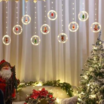 Led Traka Svečane Svjetlo Božićno Uređenje Svjetiljka Soba Dekor Гирлянда Novogodišnji Dekor Gudačkih Svjetiljke Pribor za ukrašavanje Santa