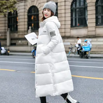 Svakodnevno apsolutno pamuka kaputi s kapuljačom Za žene 2021 Nova ženska korejski odjeća Slobodna утолщенная zimska jakna na obloge Abrigos De Mujer M707