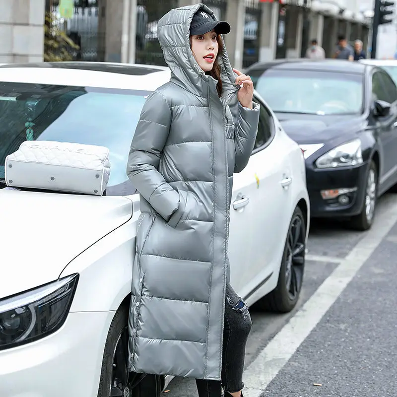 Svakodnevno apsolutno pamuka kaputi s kapuljačom Za žene 2021 Nova ženska korejski odjeća Slobodna утолщенная zimska jakna na obloge Abrigos De Mujer M707 Slika  4