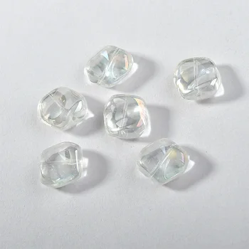 10шт 17*18 MM, Nepravilnog Kristalno Staklene Perle Za DIY Izradu Naušnica i Ogrlica Narukvica Izvlačenja Nakit Pribor