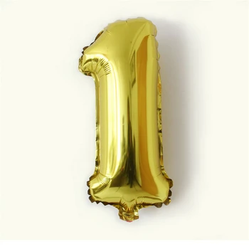 32-inčni Zlatna Srebrna Broj Folija Baloni Brojka Baloni za Dječji Rođendan, Baloni za Vjenčanje Dekoracije baloni Za stranke