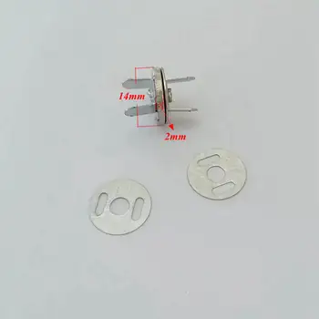 10 compl./lot 14 mm Magnetska gumb za torbe Magnetska vreća za odjeću Torbicu za šivanje Scrapbooking Gumb za odjeću