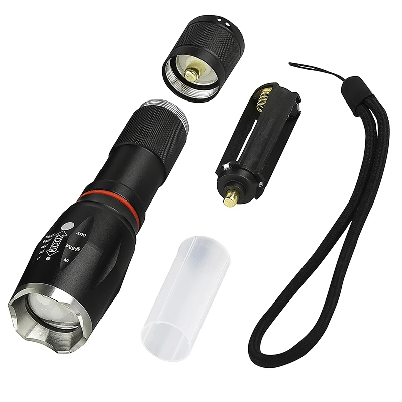 XM-L2 U3 T6 COB Led Svjetiljka Baklja Snaga 18650 ili Baterija AAA Zoom Vodootporan Lampa Lampa za Lov, Biciklizam Kamp Svjetlo Slika  4