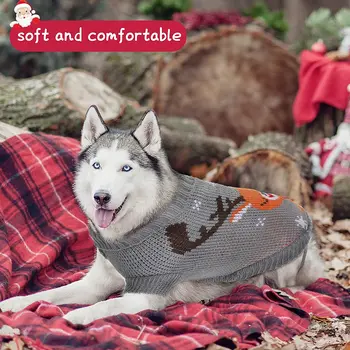 Odjeća za kućne ljubimce Božićni pulover za pse Kostim mačke za male pse Božićno odjeća za jelena Džemper za mačke Kapute za pse Odjeća za male pse