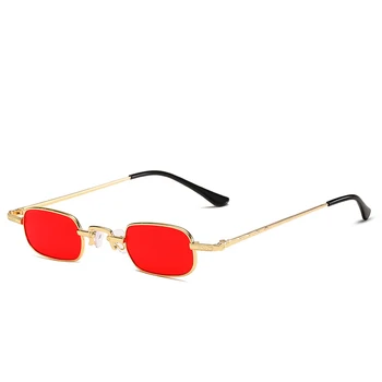 Žene Retro Klasični Mali poligoni Sunčane Naočale Muškarci Žene Luksuzni Vintage Black Mirror Boju prozirne leće, Sunčane Naočale UV400