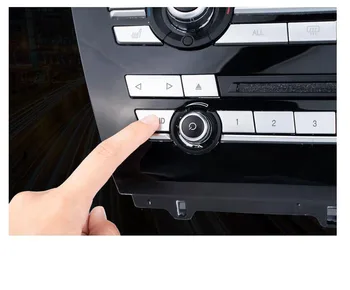 Kromirana ABS CD Digitalni Ključ Tipka za Ugađanje Glasnoće Kapa Sa Šljokicama Završiti Naljepnica Konzola Centar klima Klima je Za BMW-a X5 X6 F15 F16