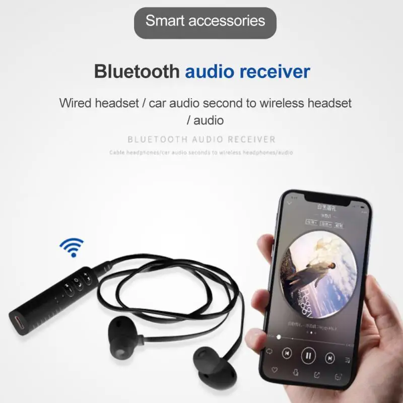 Bežični Bluetooth 4.2 Prijemnik Za Slušalice Adapter Odašiljača 3,5 mm Priključak Za Automobilsku Glazbe MP3 Audio Prijemnik Slušalice za telefoniranje bez korištenja ruku Slika  4