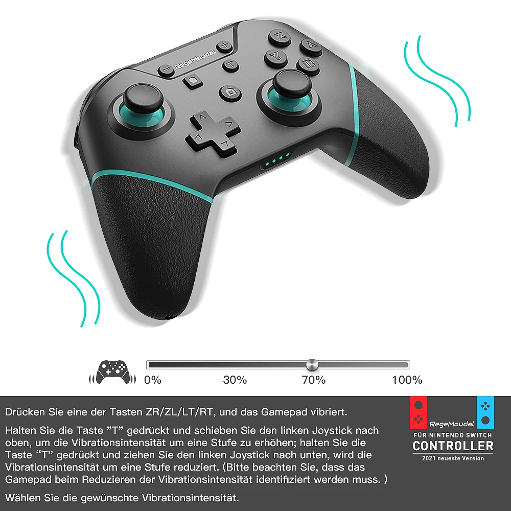 Bežični igraći Kontroler Podržava Bluetooth za Nintendo Switch Pro NS Lite PC NFC Turbo 6-Osni dva motora 3D Joystick Gamepad Slika  1