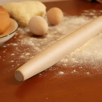 44 cm Ručka Drvena Oklagija DIY Ručno Prašak za Cookie Cookie Tijesto, Pizza Kruh Valjkasti Alat