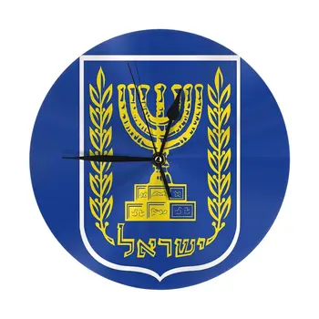 Nacionalni Grb Izraela Grb Sat Zidni Dekor Sobe Zidni Sat Kolski Sat Slr Naljepnice Mehanizam Za Sat