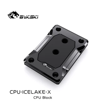 Vodeni blok cpu Bykski se koristi samo za cpu INTEL LGA4189 Black POM verzije vodenog hladnjaka Sklop hladnjaka za hlađenje CPU-ICELAKE-X